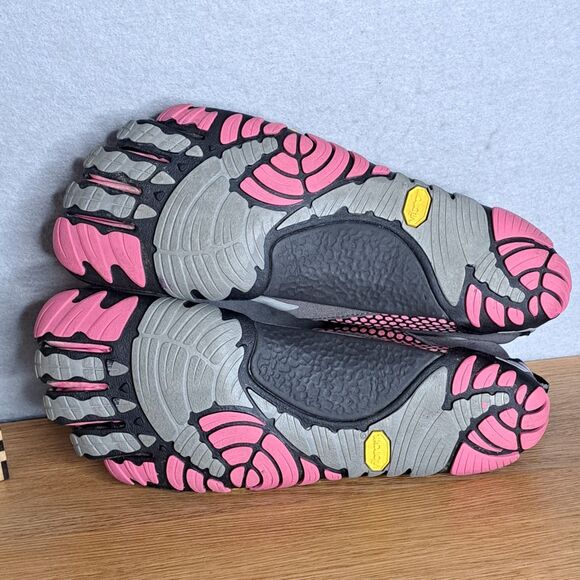 Vibram FiveFingers KMD LS Women’s 8 (EU 39) Gray Black Pink Minimalist Shoes - Picture 6 of 11